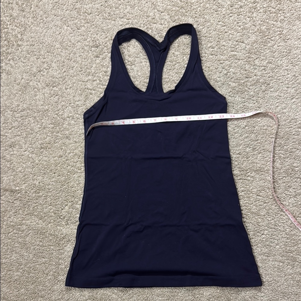 LULULEMON purple Cool Racerback Tank Top HAS BEEN HEMMED TO WAIST LENGTH